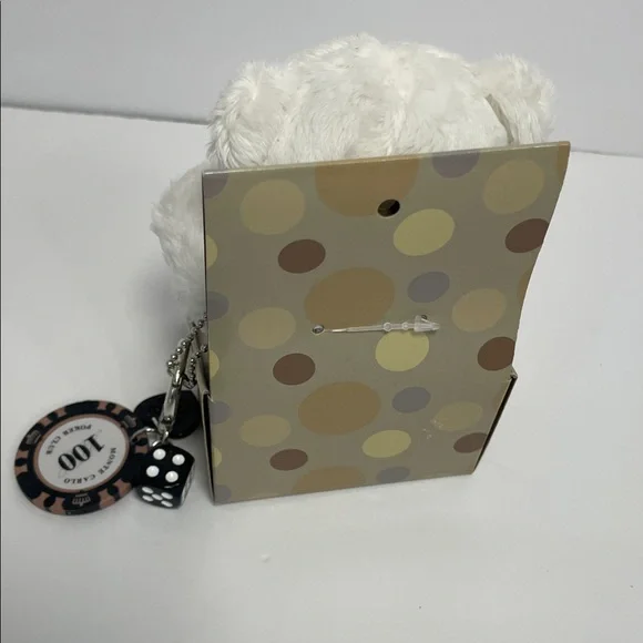 NWOT Burton + Burton Bear with Polka Dot Bow & Keychain Charm Set - Picture 6 of 8